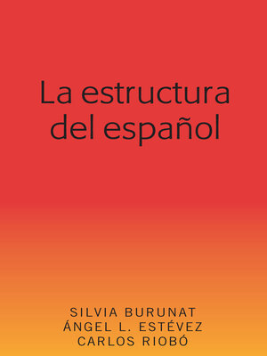 cover image of La estructura del español